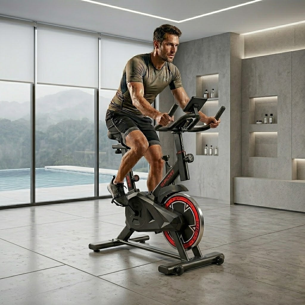 Vélo d'appartement silencieux