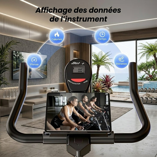 Vélo d'appartement silencieux