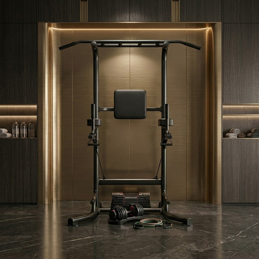 Chaise romaine avec station à dips et barre de traction