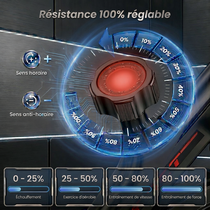 Vélo d'appartement silencieux